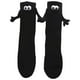 thumbnail image 2 of Calcetas de Medio Tubo MagSoxBlack 1Par Negro 5-9.5US Animados Calcetines Tubo Medio Magnéticos Poliéster., 2 of 5