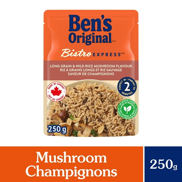 BEN'S ORIGINAL BISTRO EXPRESS Long Grain & Wild Rice Mushroom Side Dish 250g