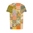 thumbnail image 5 of Enjoytime Blouses For Women Casual Fashion Floral Graphic Short Sleeve Scoop Neck Tshirts Tops Loose Soft Dailywear Streetwear Women's Shirt Summer Holiday Clothes 2025 Trendy, 5 of 5