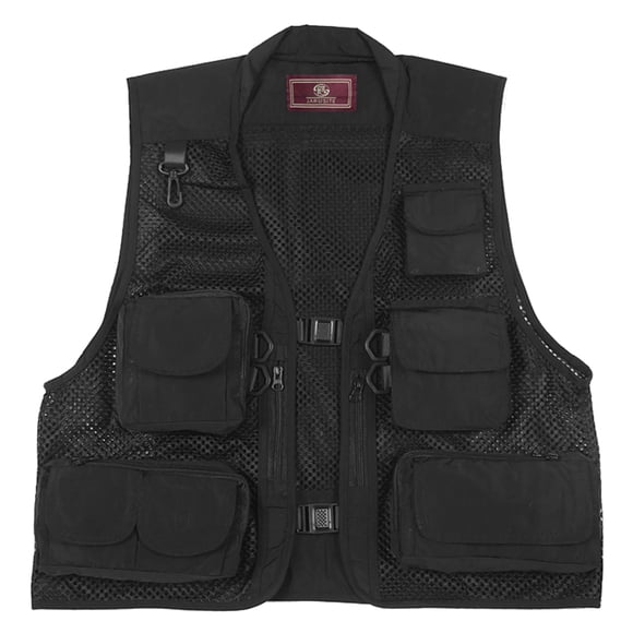 Fishing Photography Vest Summer Multi Pockets Mesh Jackets Quick Dry