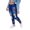 Dark Blue, variant on Vedolay Trousers Casual Women's Flare Bell Bottom Jeans High Waisted Wide Leg Bootcut Jeans,Blue XL
