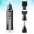 thumbnail image 2 of MasteelfCA 1 Pce USB 4 en 1 Ensemble de Tondeuse Électrique pour Poils de Nez Rasoir Multi-Fonction Réparation des Poils sur les Tempes et Rasage (Noir), 2 of 7