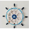 thumbnail image 1 of Wall Decoration, Steering Wheel, Pirate Look, Ship Look, Made Of Wood 28cm, 1 of 4
