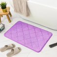 thumbnail image 2 of Bathroom Rugs Quick Dry Ultra Soft Non Slip Water/Dust Absorbent Shower Rug Rubber Backing Thick Plush Washable Bath Rugs for Bathroom Tub and Shower（16X24), 2 of 4