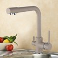 thumbnail image 5 of Grifo de agua potable con rociador doble Grifos de fregadero de cocina para sistema de filtración de agua, 5 of 5