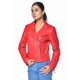 thumbnail image 1 of Chaqueta Leather de Punto de Cruz de Piel de Cordero Auténtica, 1 of 7