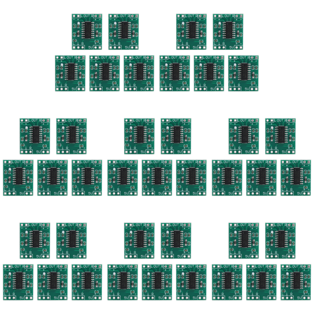 5x USB Powe 2x 3W Clase D PAM8403 Mini Placa Módulo Amplificador Digital Rojo