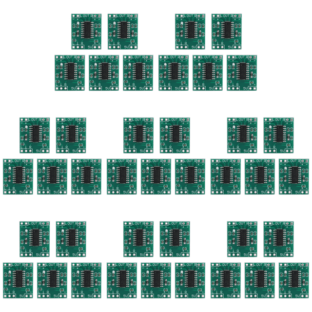 5x USB Powe 2x 3W Clase D PAM8403 Mini Placa Módulo Amplificador Digital Rojo