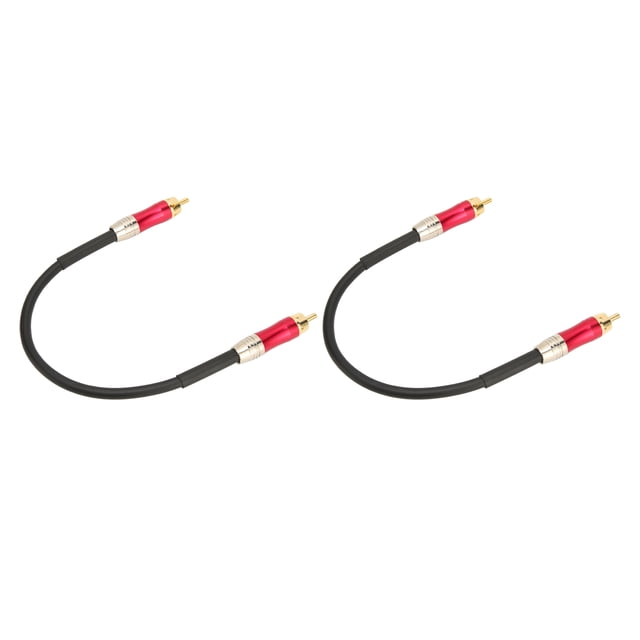 Cable adaptador RC Ato RCA, 2 piezas Cable RCA Cable de sonido RC Ato RCA profesional Línea RC Ato RCA Durabilidad extendida