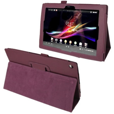 AMZER Texture Leather Case with Holder for Sony Xperia Tablet Z / 10.1 -