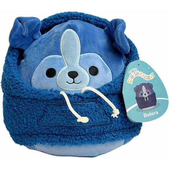 Squishmallows Botera Sheltie Dog 8 Inch Hoodie Squad Plush- Official Jazwares Stuffed Animal Toy - Add to Your Squad - Gift for Kids, Girls & Boys