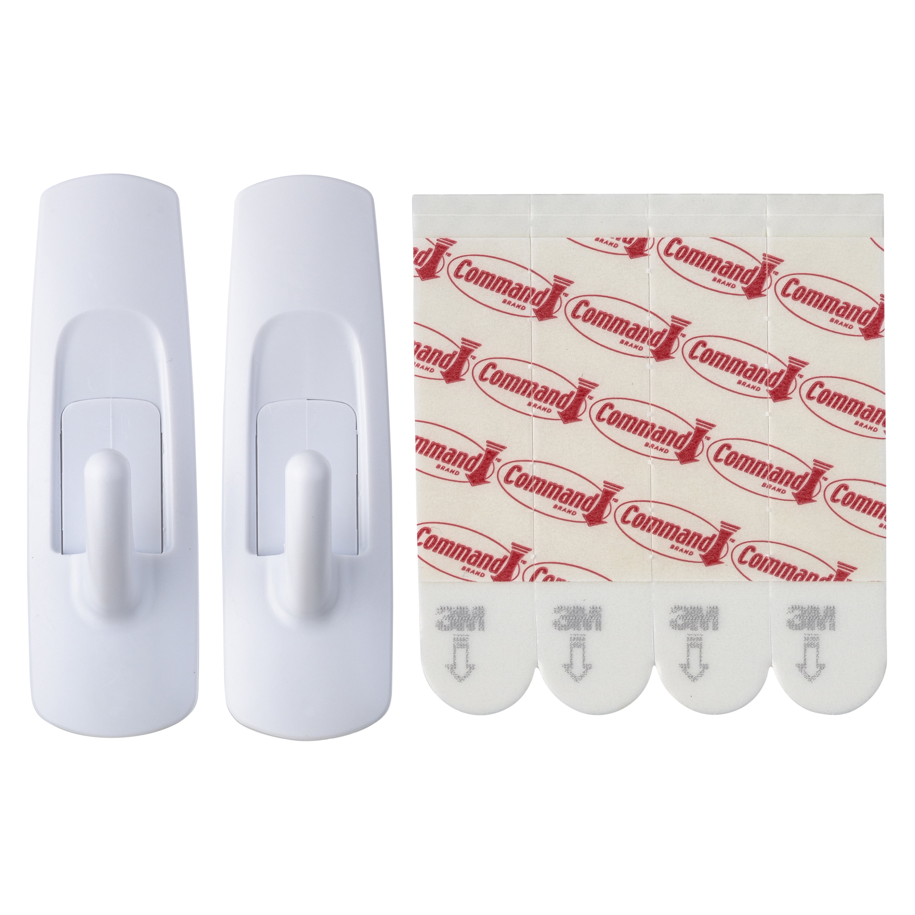 Command White Utility Hooks, 12 Packs: 2 ct. (24 total)