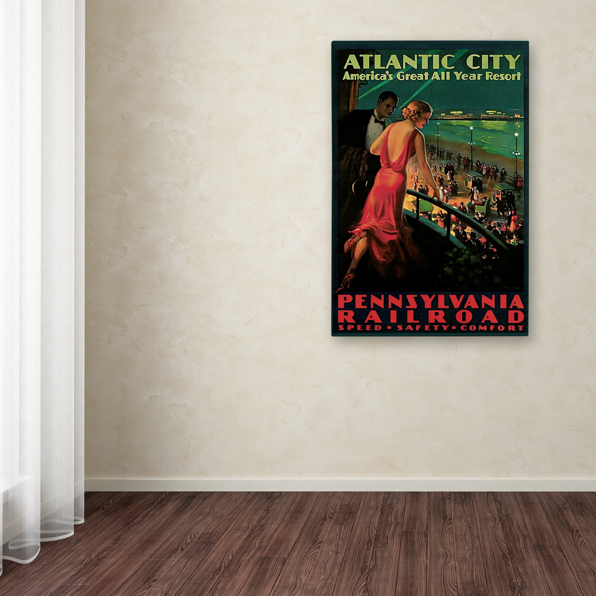 Trademark Fine Art 'Travel Rail 15' Canvas Art by Vintage Lavoie