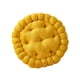 thumbnail image 1 of Cojín para asiento de sofá Kusrkot Forma de galleta amarillo, 1 of 8