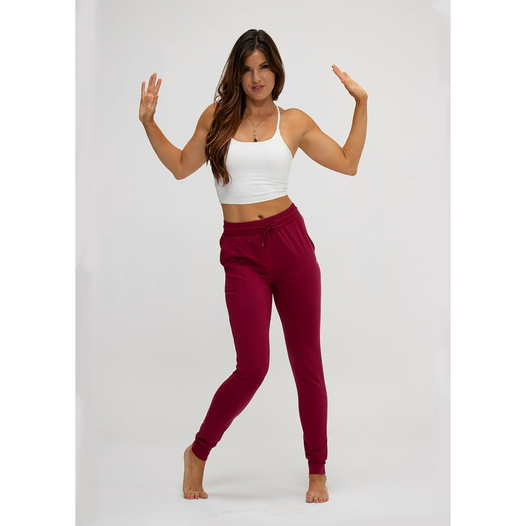  DEVOPS Women's Yoga Jogger Pants with Side Pocket