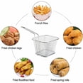 thumbnail image 5 of Stainless Steel Mini Fry Baskets, Practical Basket For Cooking And Serving, Easy To Use And Clean, Wire Handle For Convenient Storage, 5 of 5