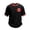 Black, variant on Men's Canadian Flag Printed Short-Sleeved T Shirts Classic Round Neck Short Sleeve Summer Sports Tops Loose Comfy Breathable Casual Tee for Everyday and Holiday Activities Red S