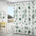 thumbnail image 6 of XiYing Waterproof PEVA Shower Curtain, 70.9x39.4 Inches | Quick-Dry Plastic Bathroom Shower Liner | Tear-Resistant with 6 Hooks Included for Stall, Tub, Hotel & RV Use, 6 of 6