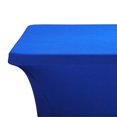 thumbnail image 4 of Lzy Cubierta De Mesa Elástica Ajustada De Spandex Para Mesa Plegable De 6 Pies O 4 Pies U 8 Pies Mantel De Cóctel Rectangular Perfecto Para Fiestas O Banquetes, 4 of 5