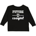 thumbnail image 3 of Inktastic Future Cowgirl Girls Girls Long Sleeve Toddler T-Shirt, 3 of 5