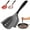 1 Pack-Black, variant on Meat Chopper Spatula Ground Beef Masher- Heat Resistant Hamburger Smasher Tool, Non Stick Ground Chopper Hamburger Grinder, Mix and Chop Potato Masher Kitchen Utensil