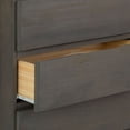 thumbnail image 4 of Plank+Beam Solid Wood Farmhouse 6 Drawer Dresser, Driftwood, 4 of 9