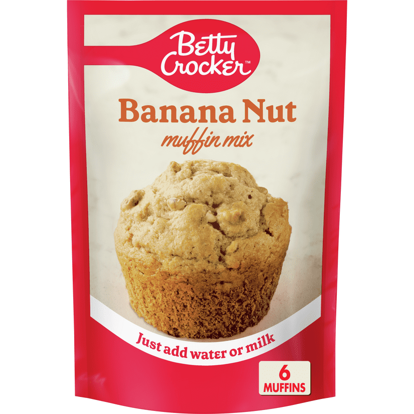 Betty crocker ready to bake banana nut muffin mix 6 4 oz walmart