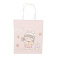 thumbnail image 3 of 12 Uds. Bolsas de regalo de dibujos animados reutilizables de gran capacidad de papel Kraft blanco Mini bolsas de regalo con asas para la escuela y el trabajo, 3 of 8