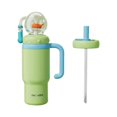 thumbnail image 1 of Fontaine en Acier Inoxydable pour Baleine avec Poignée – Deux Couvercles, 1 of 1