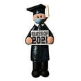 thumbnail image 2 of Graduation Ornament Class of 2021 Decorative Keepsake College University Celebration Gift - Academic Achievement Personalized for Graduates Family Members(Black), 2 of 3