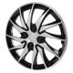 thumbnail image 2 of 14 Inch Car Wheel Case Hubcap For Car Hub Auto Refit Accessory (Silver Black), 2 of 4