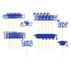 thumbnail image 2 of 24 piezas de palillos para cupcakes, decoraciones para tartas, suministros para fiestas, felicitaciones, graduados, bricolaje, inserto para tarta Azul, 2 of 9