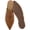 Light Brown, variant on Women's Pointed Toe Mules PU Leather Backless Loafer Flats Casual Slip On Shoes