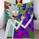 thumbnail image 4 of Manta de Rick & Morty, de varios tamaños, súper suave, de tela con superficie vertical, acogedora y cálida, adecuada para cama, sofá, camping, viajes, para todas las estaciones, ligera y compacta, 30, 4 of 8