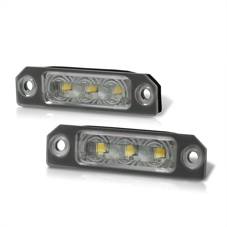 AJP Distributors White SMD LED Bumper License Plate Lights