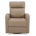 thumbnail image 5 of CHITA Power Swivel Glider Rocking Recliner Nursery Chair Living Room Chair, Fabric, Light Brown, 5 of 9