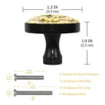 thumbnail image 3 of 4 Pcs Clef Music Sound Knobs for Kitchen Cabinet Cupboard Dresser Bookcase Drawer Pulls Handles Round Home Decor, 3 of 5