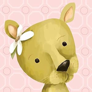 Oopsy Daisy's Laurie the Lioness Canvas Wall Art, 10x10