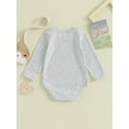 thumbnail image 4 of Bagilaanoe Baby Girl Boy Rompers Newborn Letters Print LongSleeve Bodysuit 3M 6M 9M 12M Infant Fall One Piece Jumpsuit, 4 of 8