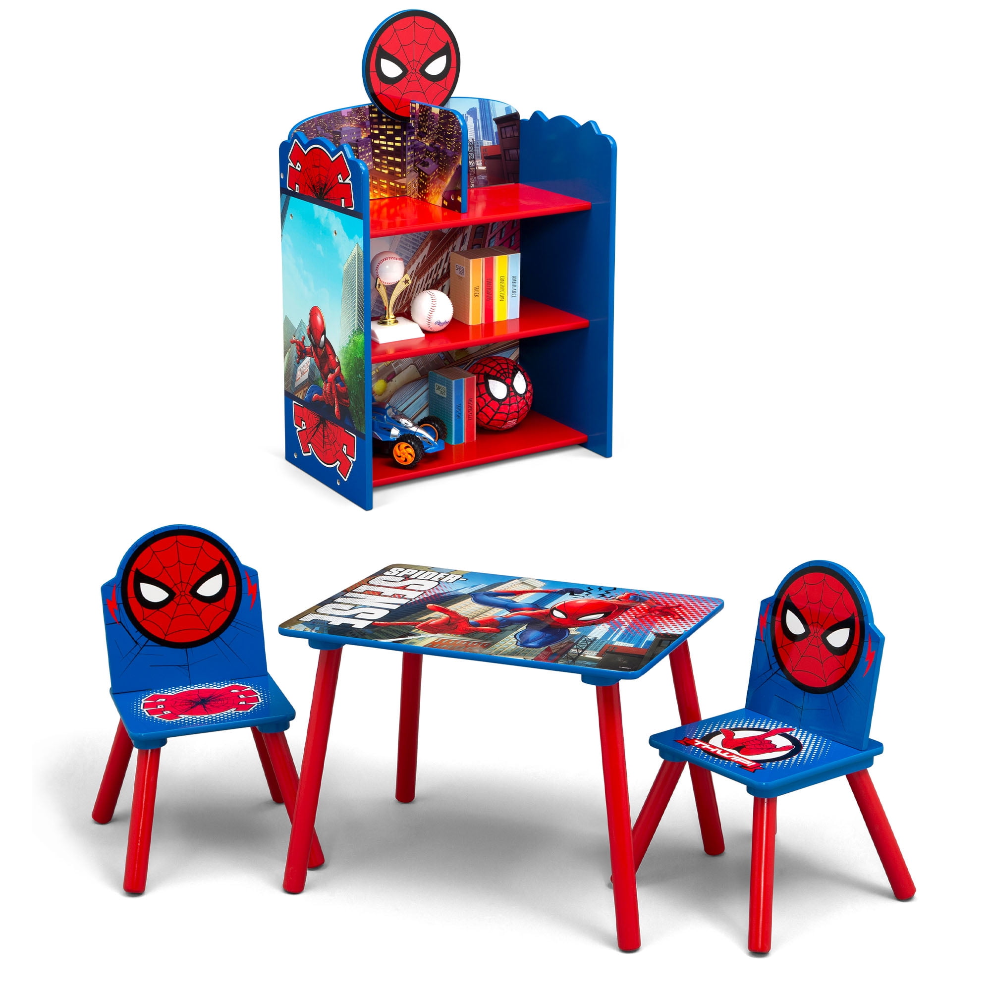 Marvel SpiderMan 4Piece Playroom Set by Delta Children