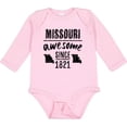 thumbnail image 3 of Inktastic Missouri Awesome Since 1821 Boys or Girls Long Sleeve Baby Bodysuit, 3 of 5