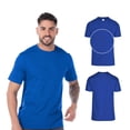 thumbnail image 3 of Playera Peso Completo para Caballero, Color Royal, Tamaño Mediana Yazbek C0300, 3 of 3