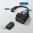 thumbnail image 5 of DEWENWILS Dimmer Switch for Outdoor String Lights Remote Control Dimmer Plug 100 FT Range, Compatible with Dimmable LED/Tungsten Bulbs, FCC Certified, 5 of 6