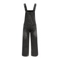 thumbnail image 5 of ABATAB Jean Overalls for Women Wide Leg Baggy Stretchy Denim Clothing Button Adjustable Strap Ripped Casual Loose Fit Overall Jumpsuit, 5 of 7