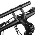 thumbnail image 2 of Bike Handlebar Extender Handle Bar Extended Bracket handlebar extender bike Extension Alloy Holder Mount, Black, 20cm, Extended Bracket, 2 of 6