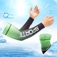 thumbnail image 4 of Calentadores De Brazos Calentadores de brazos unisex Durable Ice Cool con máscara Accesorios para exteriores (verde) Ehuebsd Para Estrenar, 4 of 6