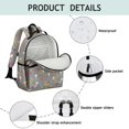 thumbnail image 4 of Australian Shepherd and Floral Cute School Backpack Bag for School with Padded Back and Adjustable Shoulder Straps 15.25"x11.5"x5.25", 4 of 5