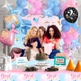 thumbnail image 6 of Gender Reveal Decorations 93pcs Gender Reveal Party Supplies with Gender Reveal Balloon,Tablecloth,Boy OR Girl Foil Balloon,Blue or Pink Printed Balloons for Gender Reveal Party, 6 of 6