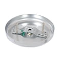 thumbnail image 2 of B&P Lamp® 5 1/4 Inch Steel Ceiling Light Canopy Plate Kit (Silver), 2 of 3
