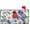 Cardinal Flag, variant on Floral Mailbox Cover Magnetic Watercolor Cute Flower Mailbox Wraps Post Letter Box Cover for Garden Yard Home Decor Standard Size 21" x 18"